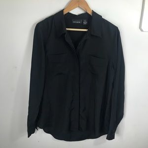 Dkny Tops - DKNY | Black Blouse with Cuffed Sleeves Dkny Tops - DKNY | Black Blouse with Cuffed Sleeves